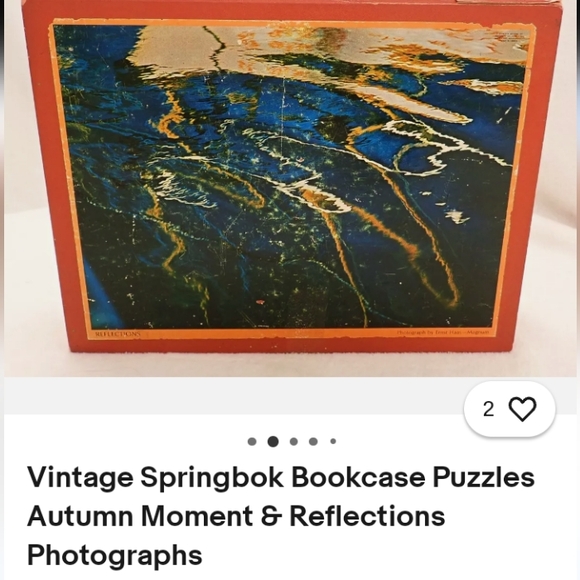SPRINGBOK BOOKCASE PUZZLE 1971 🧩Two PUZZLES in BOOK 📚  INTERESTING RARE - Picture 1 of 15
